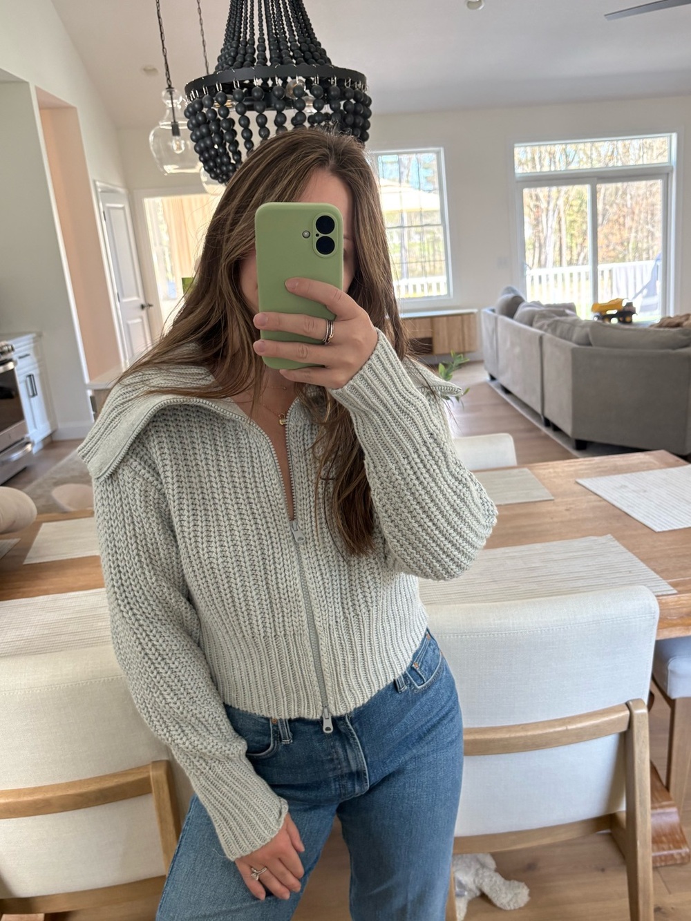 Aerie Light Gray Women's Cardigan